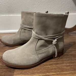 Garnet Hill Angelica Suede New Boots Italy New